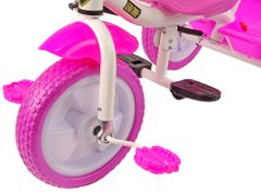 Lean-toys Trojkolka PRO100 Pink Basketball EVA Wheels