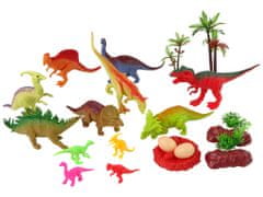 Lean-toys Sada figúrok dinosaurov s príslušenstvom 21 kusov