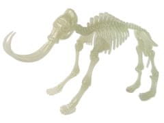 Lean-toys 3D kostra mamuta vo vajíčku svietiaca v tme