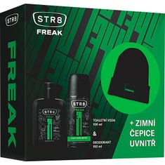 STR8 FR34K - EDT 100 ml + deodorant ve spreji 150 ml + čepice