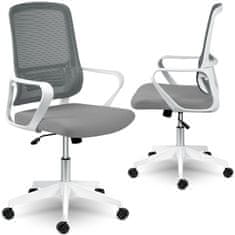 Sofotel Mikrosieťová kancelárska stolička Sofotel Wizo šedá a biela