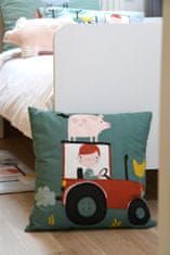 Lovely Casa Detský vankúš traktor Tom 40 x 40 cm