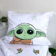 Jerry Fabrics Obliečky bavlna Star Wars Baby Yoda 140x200, 70x90 cm