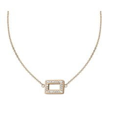Elegantný pozlátený náhrdelník s kryštálmi 30525.ERG