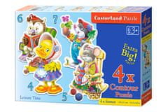 Castorland detské Maxi puzzle Koníčky 4v1 sada
