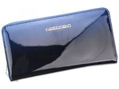 Gregorio Dámska luxusná kožená peňaženka Gregorio EMMA, modrá