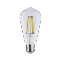 Paulmann PAULMANN Eco-Line Filament 230V LED žiarovka ST64 E27 4W 4000K číra 29126
