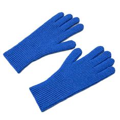 MG Finger Cutouts rukavice na ovládanie dotykového displeja, modré