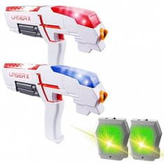 TM Toys Laser-X pištoľ na infračervené lúče - dvojitá sada