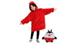 CoolCeny Kids Hoodie 3 v 1 – Vankúšová mikina - Mikina, vankúš a hračka - Červená