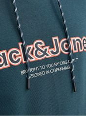 Jack&Jones Pánska mikina JORLAKEWOOD Relaxed Fit 12246802 Magical Forest (Veľkosť XL)