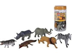 SIMBA Figurky Safari zvířata v tubě sada 6ks