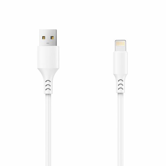 setty. USB - Lightning kábel 3,0 m 2A, biela (GSM109583)