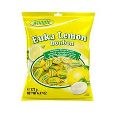 Woogie cukríky Eukalyptus lemon 175g