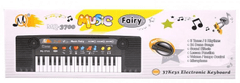 Sparkys Malé detské elektronické klávesy s mikrofónom MQ-3700