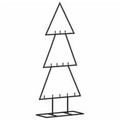 Vidaxl Kovový vianočný dekoratívny stromček čierny 60 cm