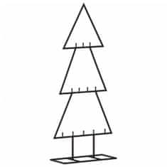 Vidaxl Kovový vianočný dekoratívny stromček čierny 60 cm