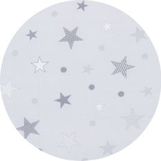 Chipolino Skladací matrac 120x60 cm Platinum/grey stars