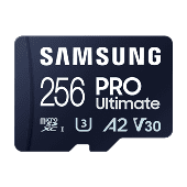 SAMSUNG PRO Ultimate/micro SDXC/256GB/200MBps/UHS-I U3/Class 10/+ Adaptér/Modrá