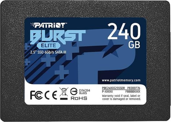 Patriot SSD disk Burst Elite 2,5" 240GB, SATA III
