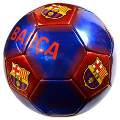 FAN SHOP SLOVAKIA Lopta FC Barcelona, modro-červená, podpisy hráčov, veľ. 5