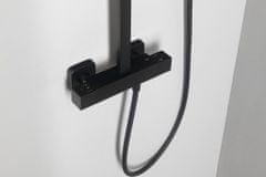 SAPHO Dimy sprchový stĺp s termostatickou batériou, čierný (DM322BL)
