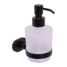 Slezák - RAV CZ Dávkovač tekutého mydla, sklo, farba: čierna matná (YUA0303CMAT)