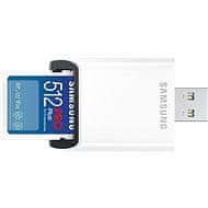 SAMSUNG Samsung/SDXC/512GB/180MBps/USB 3.0/USB-A/Class 10/+ Adaptér/Modrá
