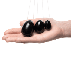 La Gemmes - Yoni Egg Set Black Obsidian LMS