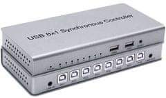 Spacetronik SPU-81SW PRO USB 8/1 KVM prepínač