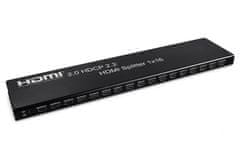 Rozdeľovač HDMI 1x16 SPH-RS116_V20 4K 60 Hz HDR