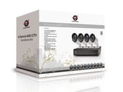CCTV KIT AHD 4CH DVR 4x 720P kamery 2TB