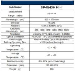 Spacetronik SP-OM36 Mini optický merač