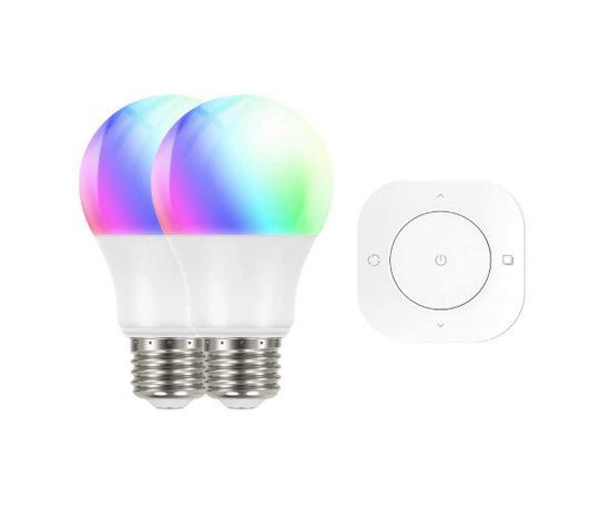 Inteligentná žiarovka WiFi Prolight 2xE27 RGB RC