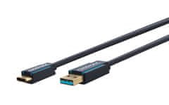 CLICKTRONIC USB 3.0 - USB-C 2m kábel