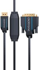 CLICKTRONIC DisplayPort DP - DVI-D (24+1) kábel 3m