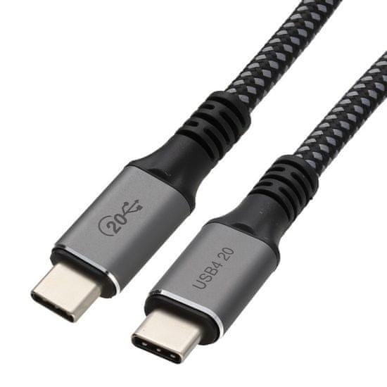 USB-C 4.0 40Gbit/s Spacetronik SPC005 0,5 m kábel