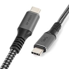 USB-C 4.0 40Gbit/s Spacetronik SPC005 0,5 m kábel