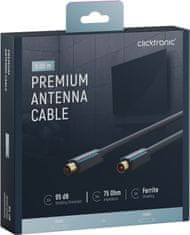 CLICKTRONIC TV pripojenie IEC anténny kábel 5m