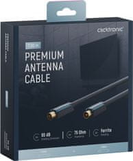 CLICKTRONIC TV pripojenie IEC anténny kábel 7,5 m