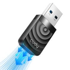 Sieťový adaptér USB 3.0 Wi-Fi 5 1300 mbps WU1300S