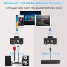 B06T3 Bluetooth audio prijímač 5.0 50m gombík