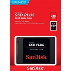 SSD disk SanDisk PLUS Solid State Drive 240 GB