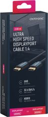 CLICKTRONIC DisplayPort DP - DP 1.4 8K 2m kábel