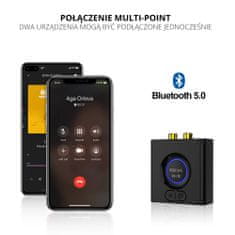 ML200 Bluetooth audio prijímač 5.0 Jack 2x RCA