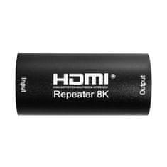 Zosilňovač HDMI Repeater 8K@60Hz CEC HDRE03