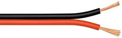 Goobay 2x2,5 mm CCA reproduktorový kábel 50 m čierno-červený