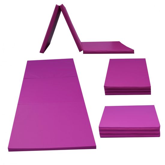 ABC CONNECT Gymnastický matrac 195x85 fialový