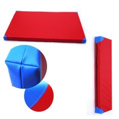 ABC CONNECT Gymnastický matrac 200x120 červený/modrý