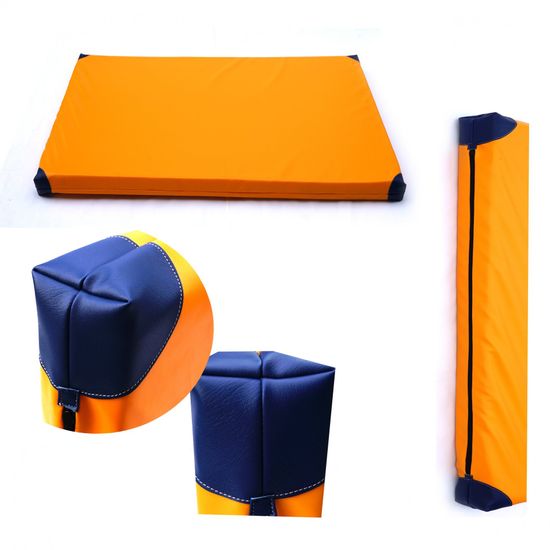 ABC CONNECT Gymnastický matrac 200x120 oranžový/granát